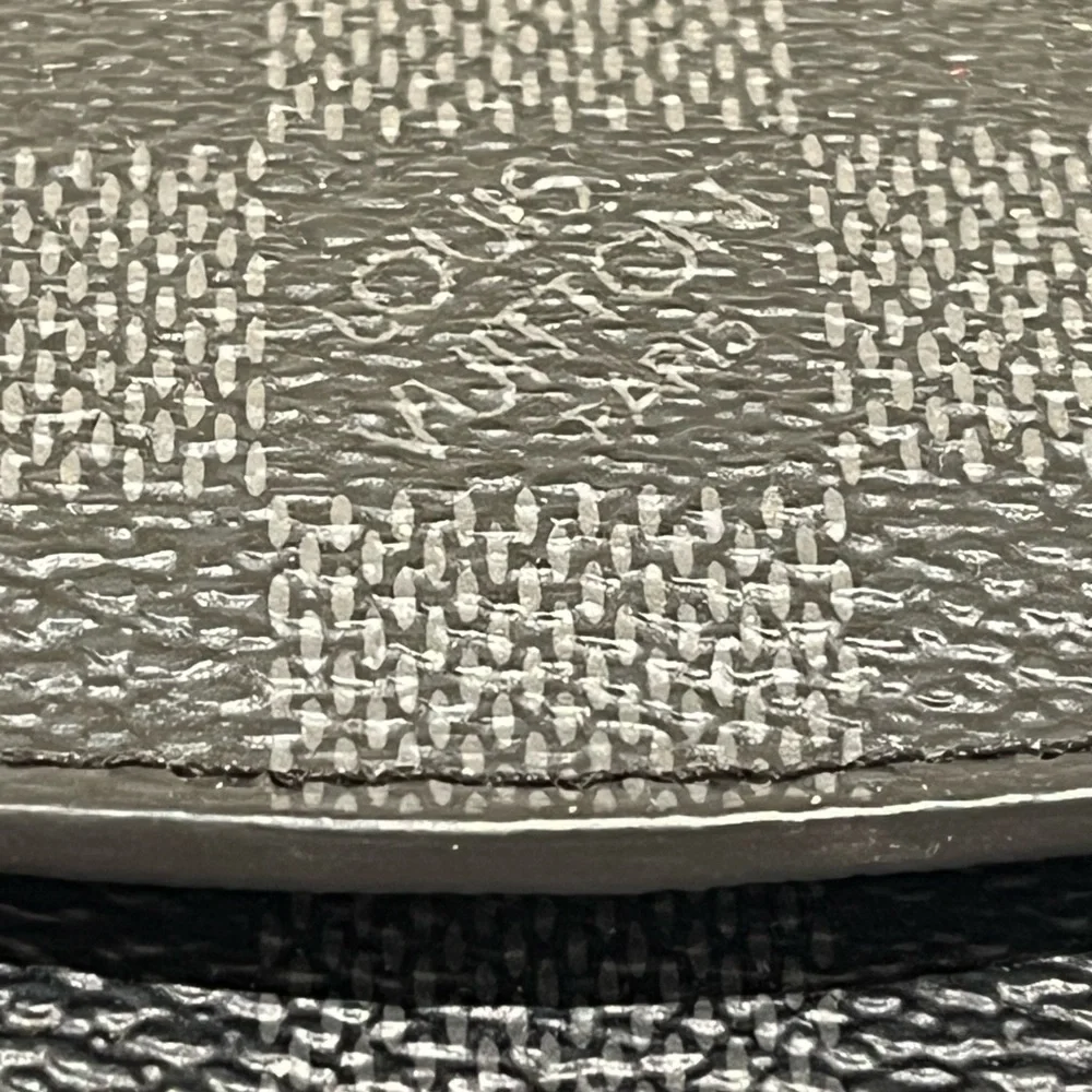 Louis Vuitton Damier Graphite Cufflinks Earrings Case Travel Pouch
